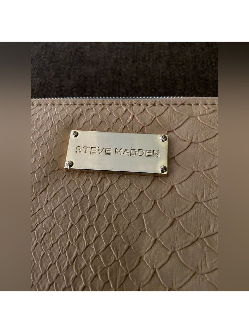 Steve Madden Python Beige Wallet - Picture 2 of 16